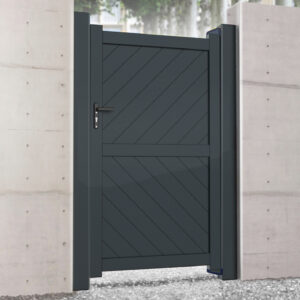 Fully Boarded Pedestrian Gate (diagonal)